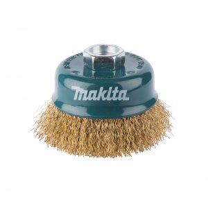 Cepillo de copa de alambre de latón MAKITA, alambre corrugado 0,3 mm, 75 mm D-39768