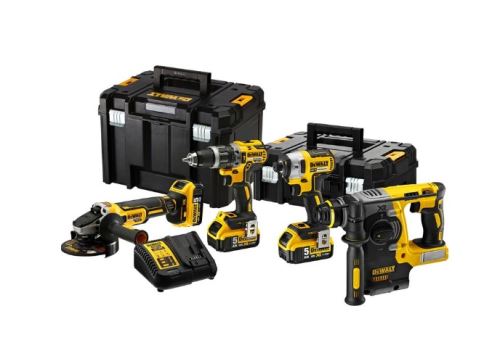 Herramientas inalámbricas Dewalt en un juego 18 V DCK422P3T