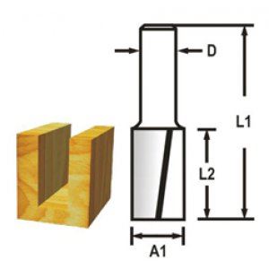 MAKITA Fresa ranuradora 2 filos vástago 12 mm, 16x32x73 mm D-47656