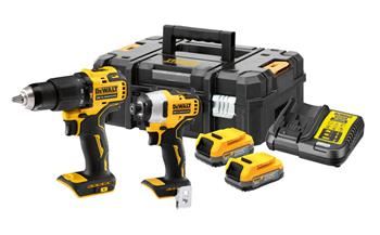 Kit combinado de batería DeWALT de 18 V DCK2062E2T