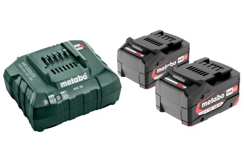 METABO Set básico (cargador + baterías) 18V / 2 x 4,0 Ah 685050000