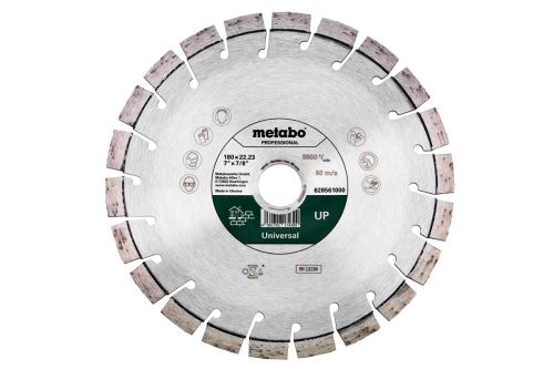 METABO Disco de corte diamantado Dia-TS 180x22,23 mm - UP, Universal, Profesional 628561000