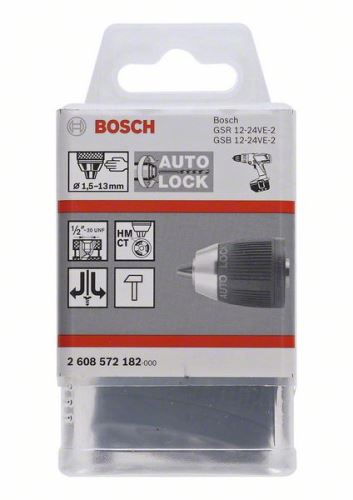 BOSCH Portabrocas de cambio rápido hasta 13 mm 1,5-13 mm, 1/2" – 20 2608572182