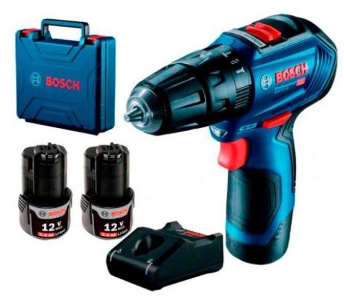 BOSCH Atornillador combinado inalámbrico GSB 12V-30 06019G9100