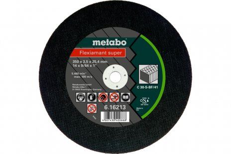 METABO Disco abrasivo Flexiamant SUPER 300 x 3,0 x 25,4 piedra, TF 41 616212000