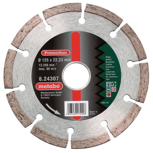 METABO Disco de corte diamante 115x22,23 mm 624306000