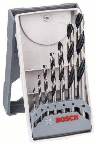 BOSCH Juego de brocas helicoidales HSS PointTeQ Mini X-Line 7 piezas 2608577347