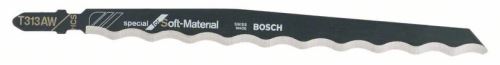 BOSCH Hoja de sierra para sierra de sable T 313 AW Especial para materiales blandos (3 uds) 2608635187