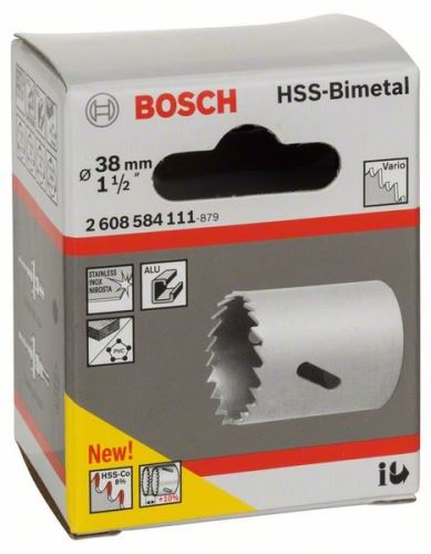 BOSCH Perforadora bimetálica HSS para adaptador estándar 38 mm, 1 1/2" 2608584111