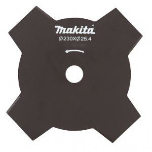 MAKITA cuchillo cortacésped 4 dientes 255x25,4x2 mm 197320-2