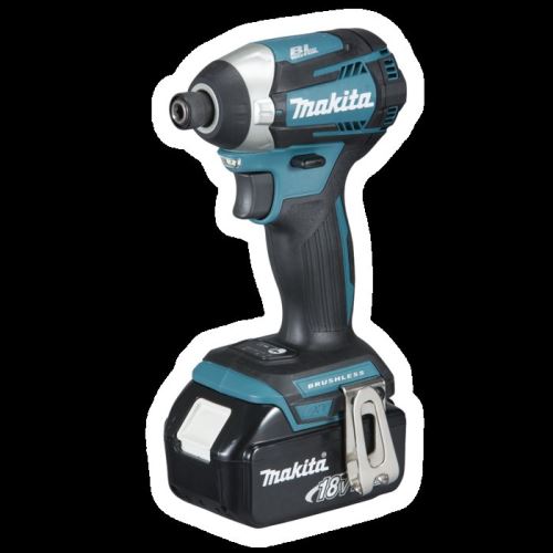 MAKITA Atornillador de impacto inalámbrico 1/4" Li-ion 18V/5.0Ah, systainer DTD154RTJ