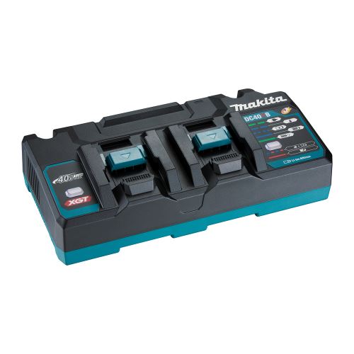 Cargador MAKITA Li-ion XGT 40V DC40RB doble 191N09-8