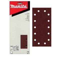 Papel de lija MAKITA 115x280 mm 14 agujeros K40, 50 uds P-35645