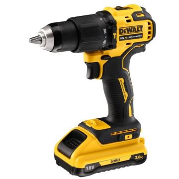 Taladro atornillador inalámbrico compacto DeWALT 18V XR (2 x 3 Ah) DCD709L2T