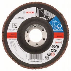 BOSCH Muela abrasiva de láminas X571, Best for Metal D = 115 mm; G = 40, refractado 2608605450