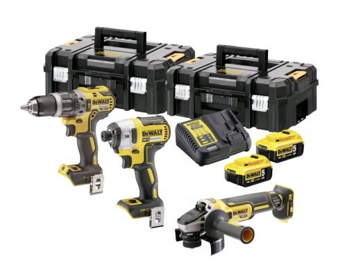 Herramientas inalámbricas Dewalt en un juego 18V XR 2x5.0Ah DCK384P2T