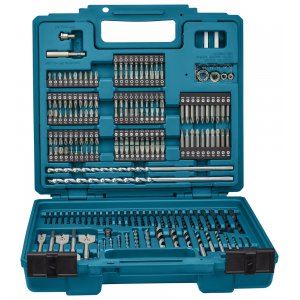 Juego de brocas y brocas MAKITA 256 piezas en estuche de plástico E-11689