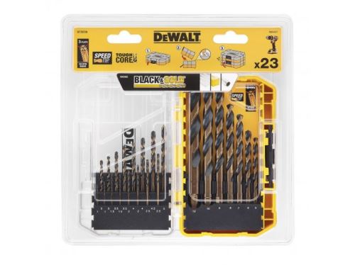 DeWALT Juego de brocas para metal HSS-G Black&Gold (23 piezas) DT70729