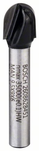 BOSCH Fresa ranuradora; mango 6 mm 2608628451