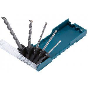 Juego de brocas para hormigón MAKITA con mango cilíndrico 5 piezas 4,5,6,8,10 mm E-11536