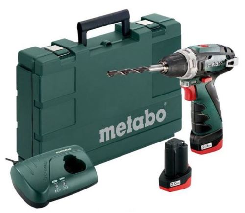 METABO Atornillador inalámbrico PowerMaxx BS Basic 2x2,0Ah 600080500