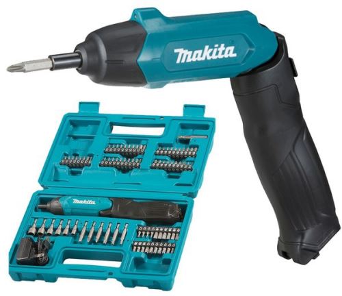 Makita Taladro atornillador inalámbrico con accesorios 1/4" Li-ion 3.6V DF001DW