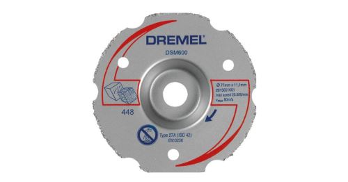 Disco de corte de alineación de carburo universal DREMEL 2615S600JB