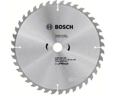 BOSCH Hoja de sierra Eco para Madera 305x3,2/2,2x30 40T 2608644385