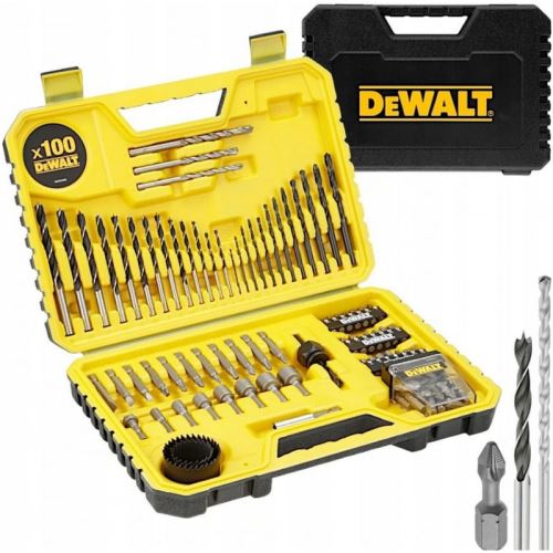 Juego de brocas y brocas DeWALT en estuche (100 piezas) DT71563