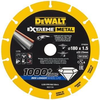 DeWALT Disco de diamante EXTREME METAL 230 x 2,1 mm DT40255