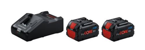 BOSCH Kit de inicio 2 x ProCORE18V 8.0Ah + GAL 18V-160 1600A02T5P