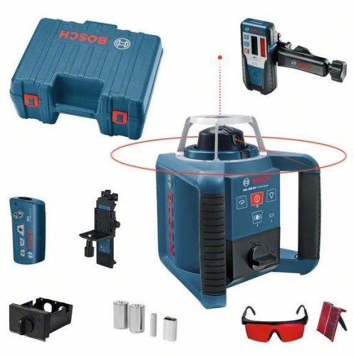 BOSCH Set Construcción láser rotativo + receptor LR 1 GRL 300 HV Professional 0601061501