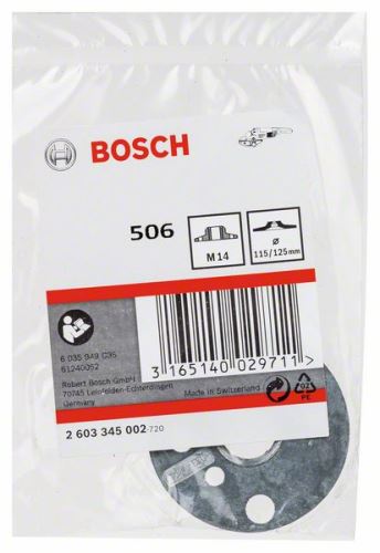 BOSCH Tuerca redonda con brida rosca M 14 115/125 mm 2603345002