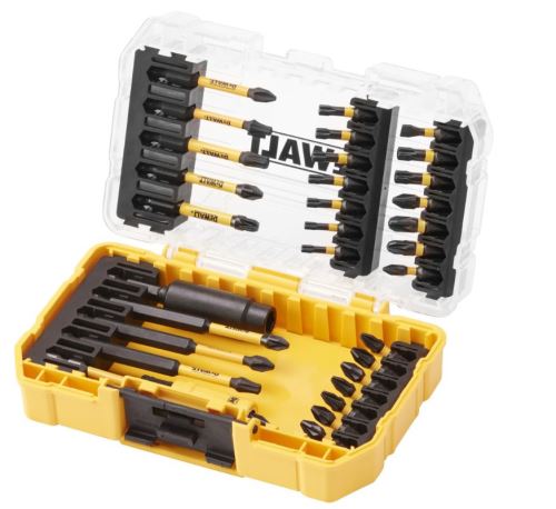 Juego de puntas DeWALT FLEXTORQ con soporte magnético (32 piezas) DT70743T