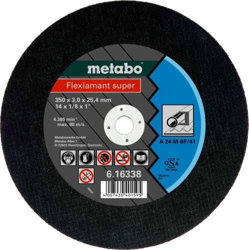 METABO Disco de corte - acero para CS 23-355 350x3 mm 616338000