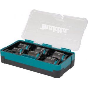 MAKITA juego de llaves de vaso 1/2" cuadradas IMPACT NEGRO 7 piezas E-16592