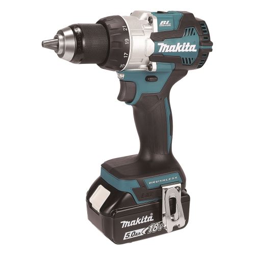 MAKITA Atornillador inalámbrico Li-ion LXT 18V, 5.0 Ah, Makpac DDF489RTJ