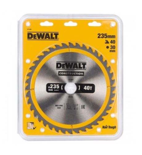 DeWALT Hoja de sierra ATB 10° 235 x 30 mm, 40 dientes DT1955