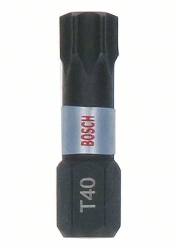 BOSCH Juego de puntas Impact T40 25 mm, 25 piezas, Tic Tac 2607002808