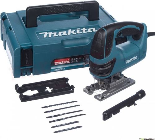 Sierra alternativa MAKITA con regulación, pregiro y luz, 720 W, Makpac 4350FCTJ