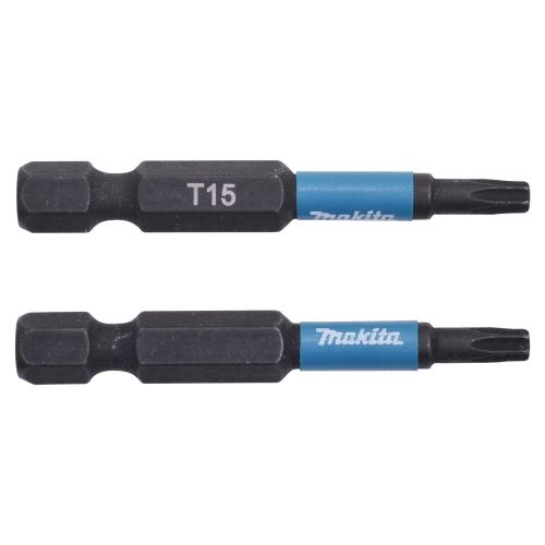 MAKITA punta de torsión 1/4" IMPACT BLACK T15, 50 mm 2 piezas B-63775