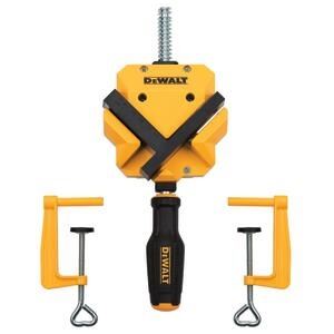 DeWALT Abrazadera angular con abrazaderas de mesa, fuerza de sujeción 113 kg DWHT83853-0