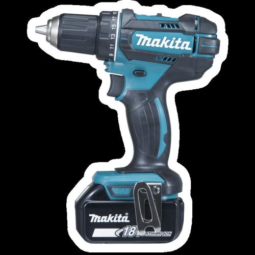 MAKITA Atornillador de impacto inalámbrico Li-ion 18V/5.0 Ah DHP482RTJ