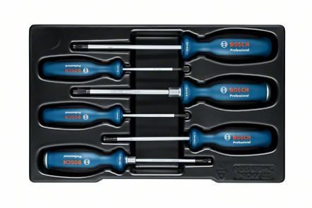 Bosch Juego combinado Juego de destornilladores de seis piezas SL/PH/PZ/TX 1600A02CV3