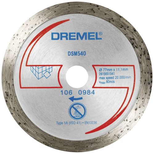 DREMEL Disco de corte de azulejos de diamante 2615S540JB