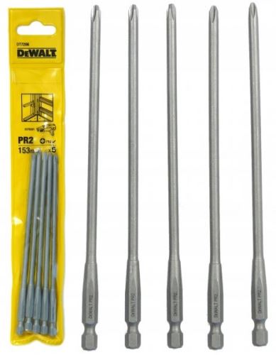 Broca larga DeWALT - PR2 / para DCF6201 y DCF6202 y DCF620 / (5 piezas) DT7206