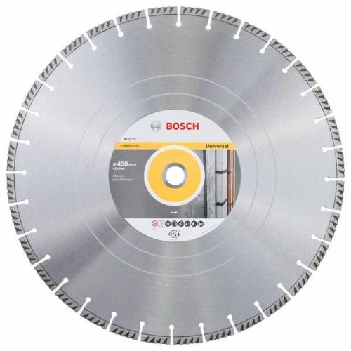 BOSCH Disco corte diamante Estándar para Universal 450×25.4 450x25.4x3.6x10mm 2608615074