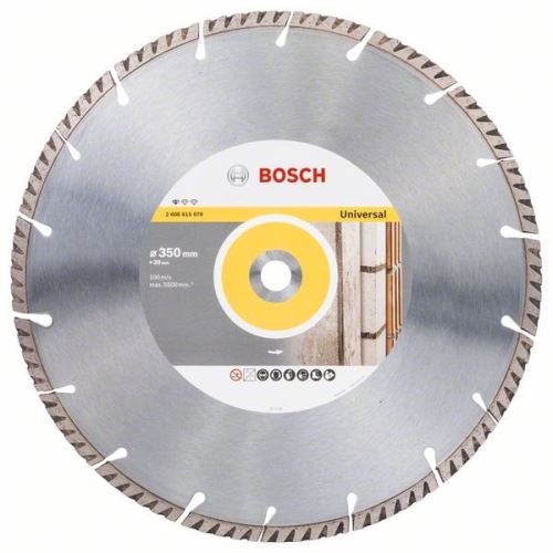 BOSCH Disco corte diamante Standard para Universal 350×20 350x20x3.3x10mm 2608615070