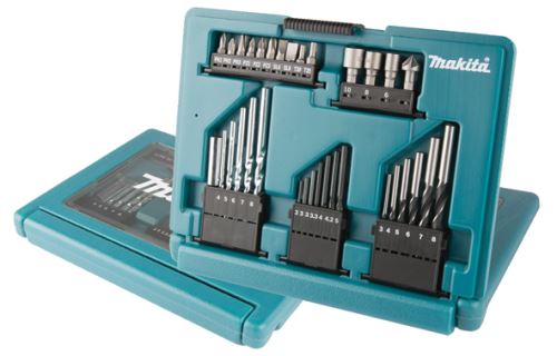 Juego de brocas y brocas MAKITA 33 piezas en estuche de plástico B-49389