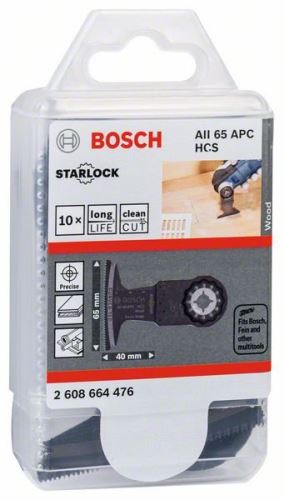 BOSCH RB – 10 piezas AII 65 APC 40 x 65 mm 2608664476